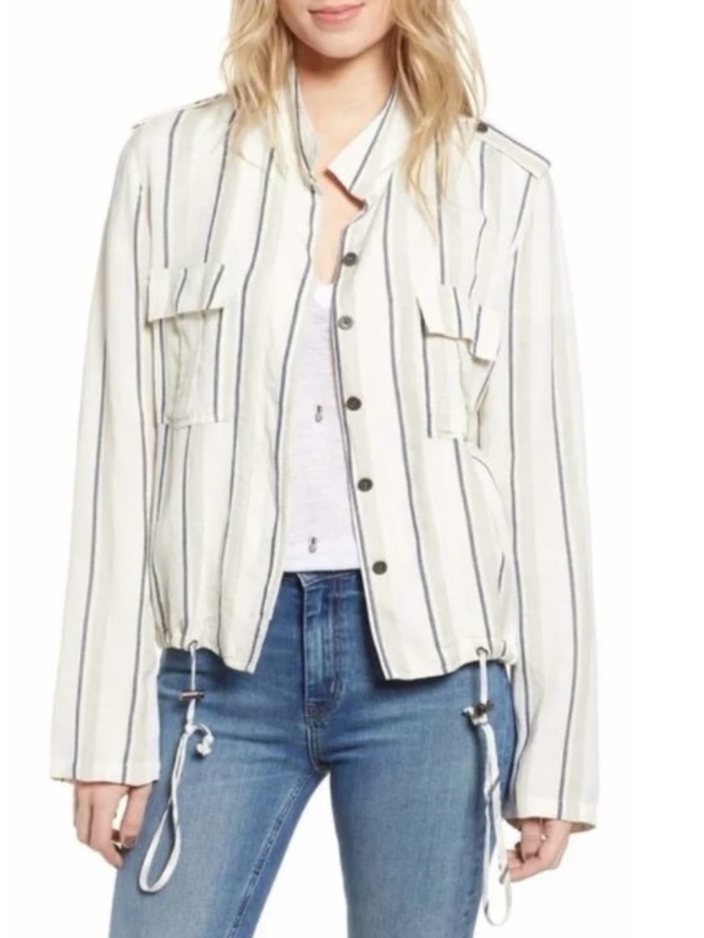 NWT RAILS Rowen Lightweight Linen Jacket XS
